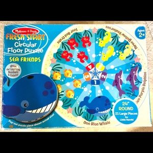Melissa & Doug Circular Floor Puzzle “Sea Friends”